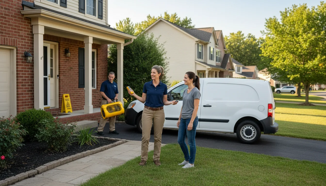 Water restoration image for Home Water Damage Repair in Grandfalls, TX
